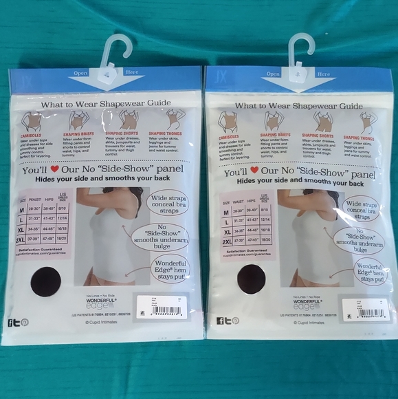 Cupid Women's Firm Control Underarm Smoothing Shaping Camisole Shapewear - Picture 10 of 10